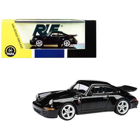 PARAGON 2.5 in. Black 1 by 64 Diecast Model Car for 1987 Ruf Ctr Yellowbird PA-55292